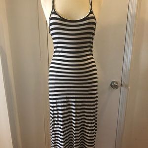 Jessica Simpson Stripe High/Low Maxi - Size Medium